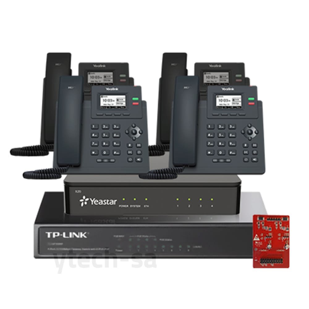 IP phone and PBX